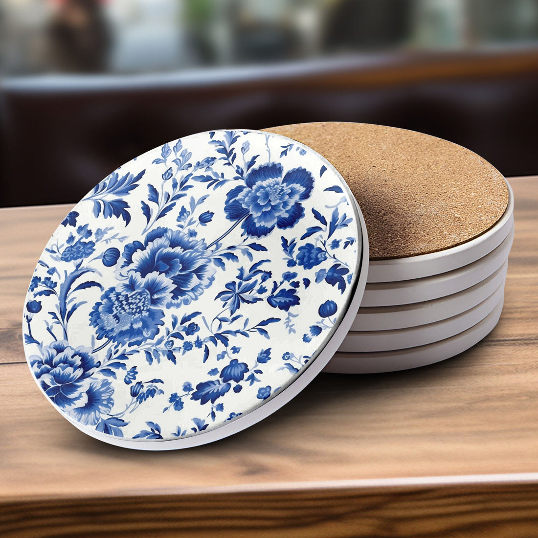 heat resistant ceramic coasters Chinoiserie blue white pattern luxury ginger jar blue willow cork back protection
non-slip ceramic coasters Chinoiserie blue white porcelain ginger jar blue willow Staffordshire dog cork backing